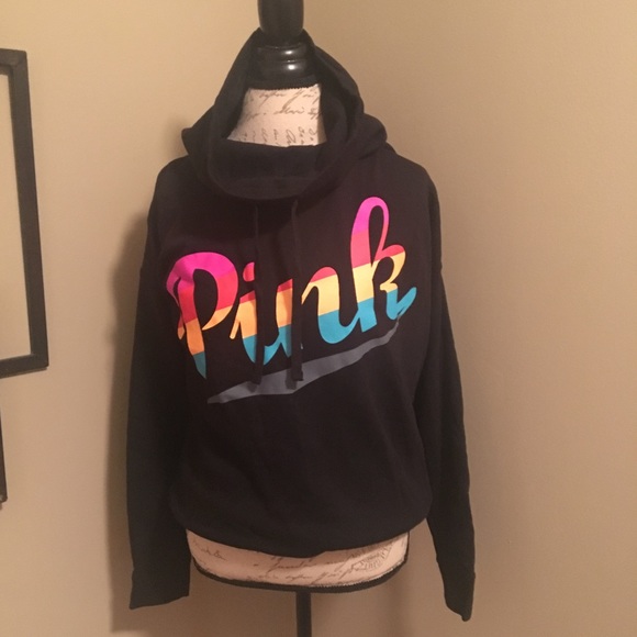 PINK Victoria's Secret Tops - VS PINK cowl neck sweatshirt